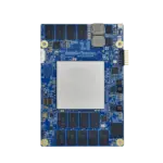 Top View of ZU19, ZU17, ZU11 MPSoC System on Module with processing components