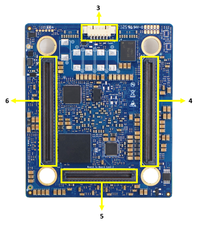 Agilex 5 SoC FPGA(B32A) SOM – Bottom view