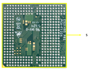 NXP i.MX 93 Size-S OSM – Bottom view