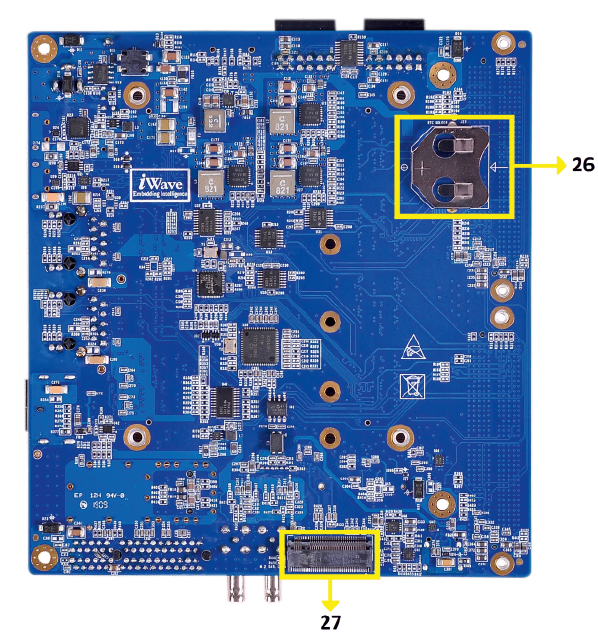Arria10 SoC FPGA SOM Development Platform Bottom view