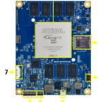 Arria10 SoC FPGA SOM Top view