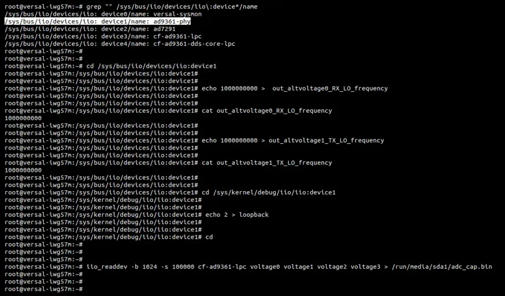 Configuration of ADC and DAC in Linux for Data Acquisition window image