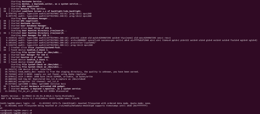 Command-Prompt-Linux- i.MX 93 SMARC