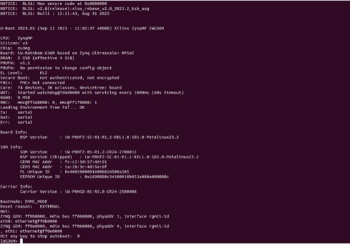 Command Prompt (Uboot)