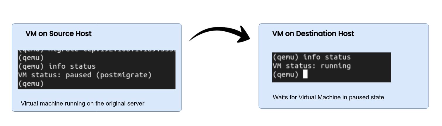 Live VM Migration Execution