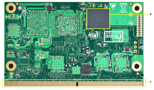 i.MX95 SMARC SOM-Bottom view